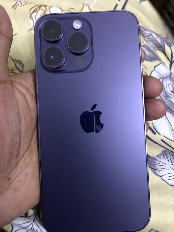 iphone 14 pro Max  256GB Deep Purple JV with box 0