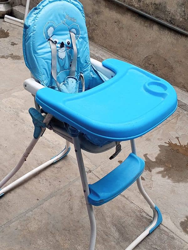 Baby Cot and Feeding Chair 2