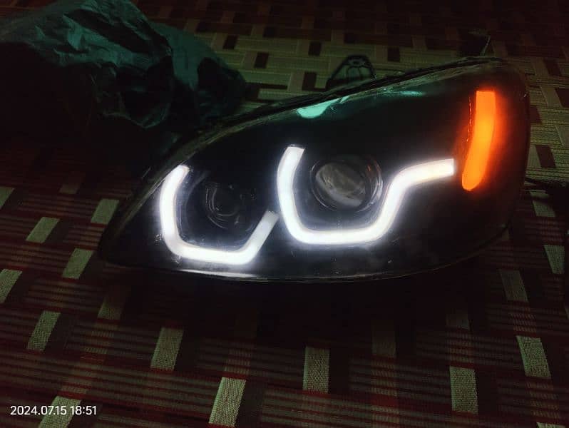 honda civic ES (2002,2003,2004) cateye customized headlights for sale 3