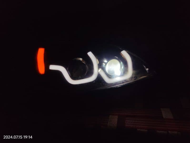 honda civic ES (2002,2003,2004) cateye customized headlights for sale 5