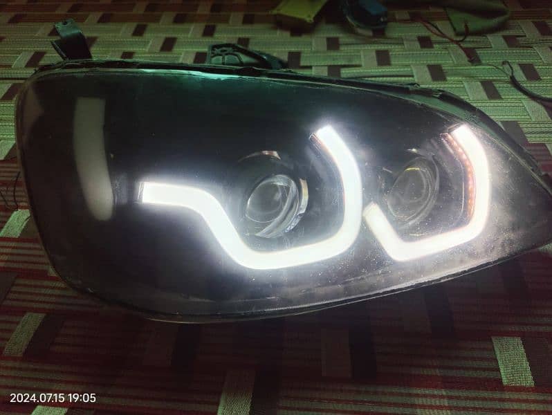 honda civic ES (2002,2003,2004) cateye customized headlights for sale 8