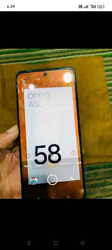 oppo a58 only 3 month use warnty mein hae 8+4 128 gb 1