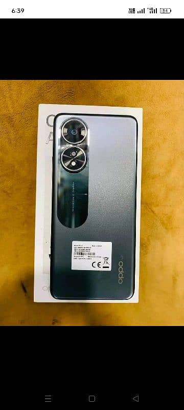 oppo a58 only 3 month use warnty mein hae 8+4 128 gb 2