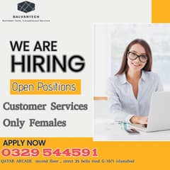 female staff requried