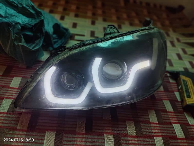 honda civic ES (2002,2003,2004) cateye customized headlights for sale 11