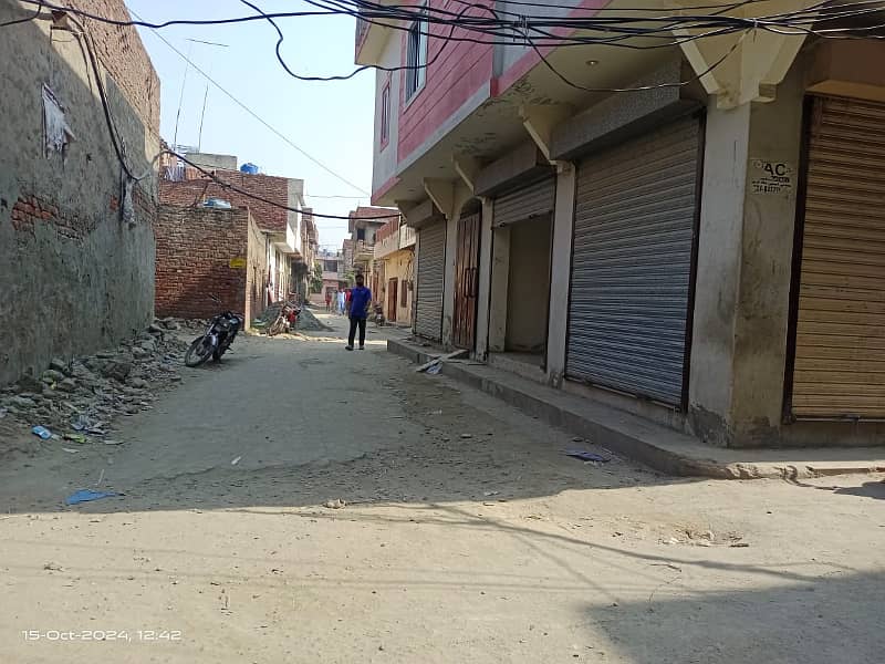 3 shop . Hot Location near to road water electricity 20 feet road near to market 15