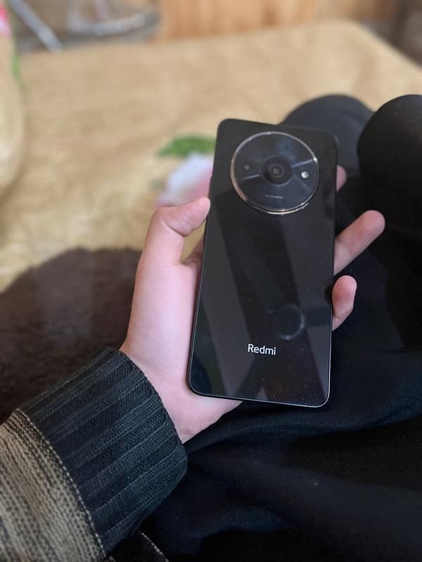 Redmi a3 black color with box and all accesories in box is up for sale 1