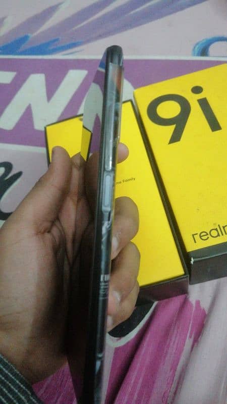 realme 9i with original box WhatsApp number=0324-3891225 1