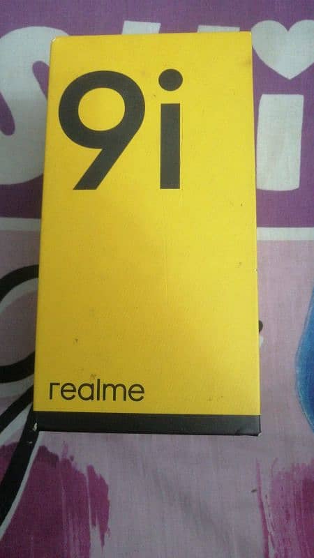 realme 9i with original box WhatsApp number=0324-3891225 7