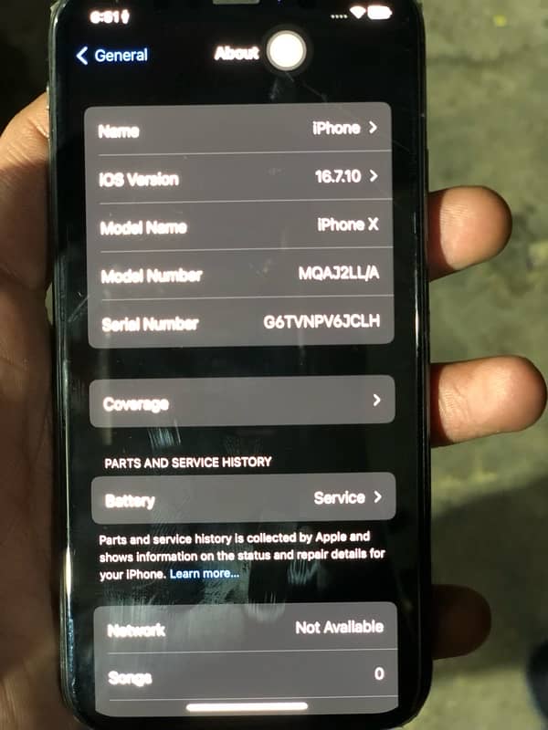 Iphone x non pta 64gb 7