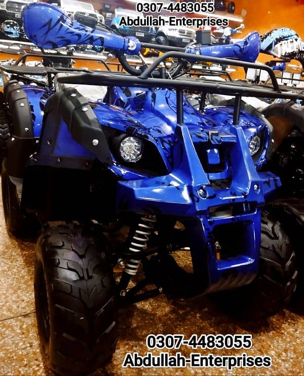 110cc Jeep model ATV quad bike 4 wheel with reverse gear for sale 5