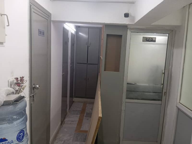 Dha | Jami Com Aera | 700 Sqft Mezzanine Floor For Rent | Attach Bath | Storeroom | Kitchen | Executive Chambers | Corner | Opp Park & Masjid | Next To Khe Jami | All Around Banks, Food Chain | Reasonable Rent | Ideal Space For Office, Call Center | 9