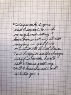 handwriting assignment work