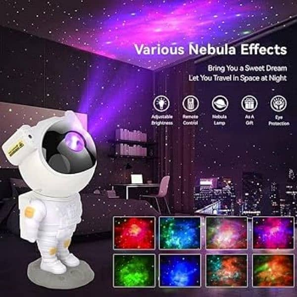 Astronaut Galaxy Projector Lamp 0