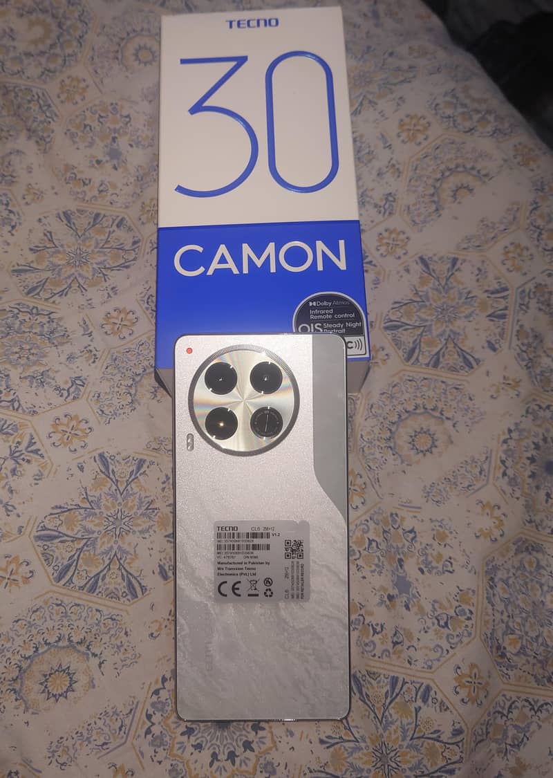 Tecno Camon 30  Ram 12 Storage 256 10/10  Condition 0