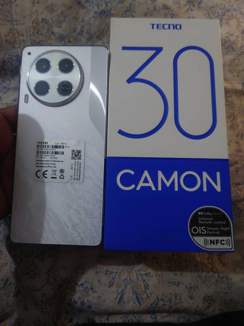 Tecno Camon 30  Ram 12 Storage 256 10/10  Condition 2