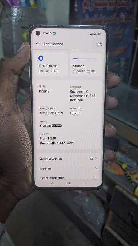 oneplus 8. . exchange/possible. . contact no call & wtsp 03462539201 4