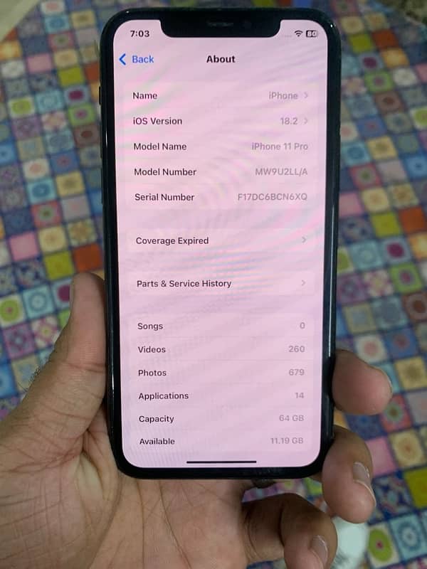 I phone 11 pro Factory unlocked 64 GB scratchless condition 5