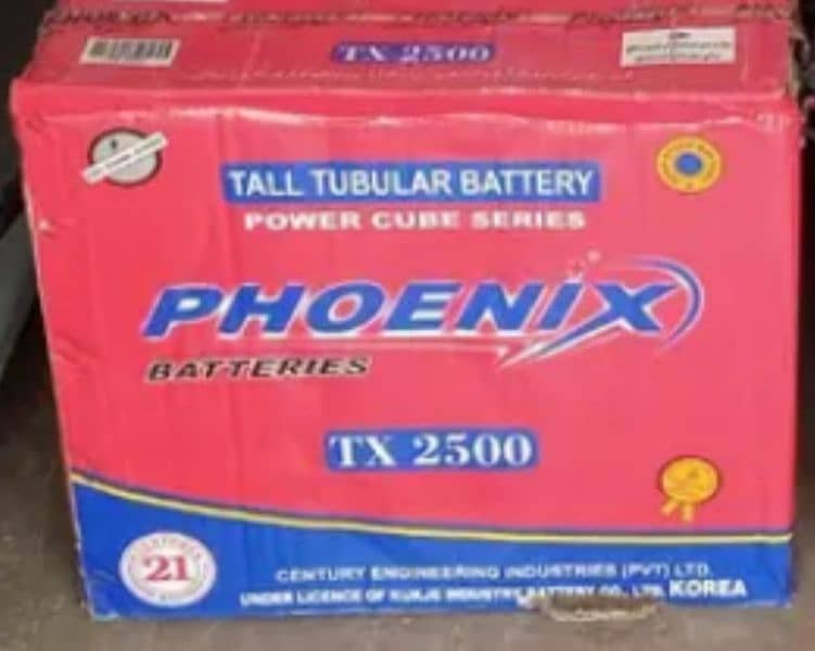 TX 2500 Genuine Battery In Running Condition 0