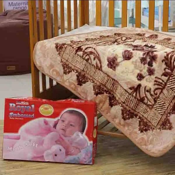 Royal Embossed Excellent Quality Baby Blanket 2