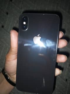 I phone x  10 by 9 condition 64 gb    jet black colour