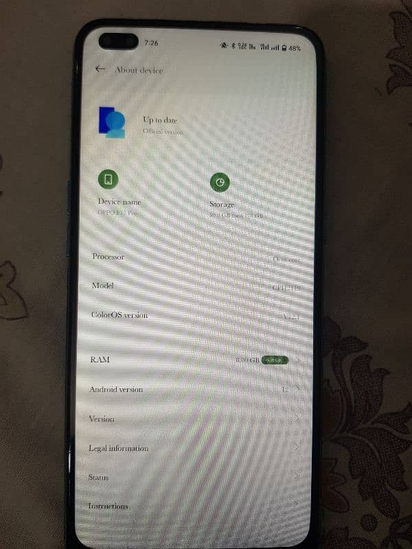 oppo f17 pro 12/128 pta proved with box exchange with iPhone 4