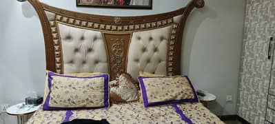 Complete Bed set with side tables and Dressing