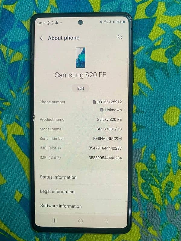 Samsung s20 fe pta approved 9