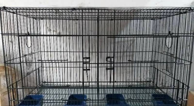 parrot 2 portion cage. for all birds 0