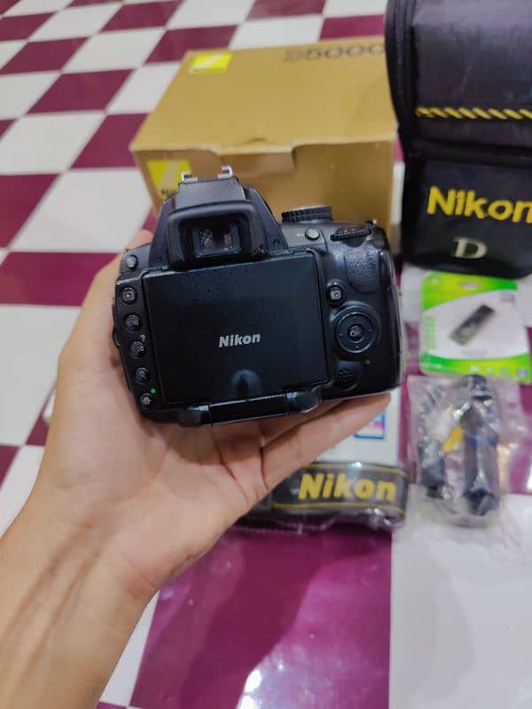 Nikon D5000 Dslr Camera with Box Hd video rec 18-55 lens HD result 5