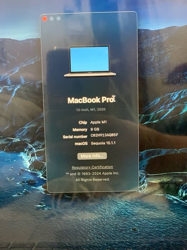 macbook pro m1 chip 2020 model 13” 5