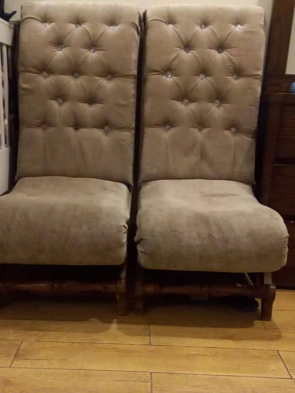 wooden sofas / chairs for sale 1