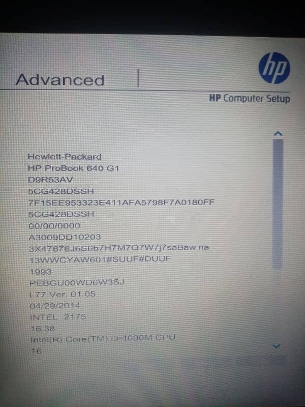 HP Laptop ProBook 3rd Generation 4