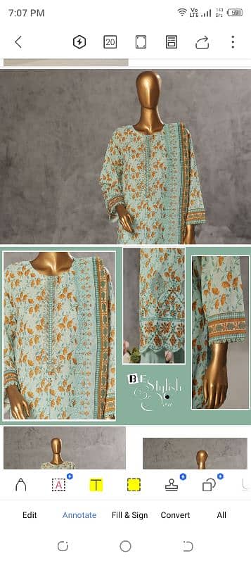 Riwayat Brand. . . outstanding embroidered lawn collection 2025 3