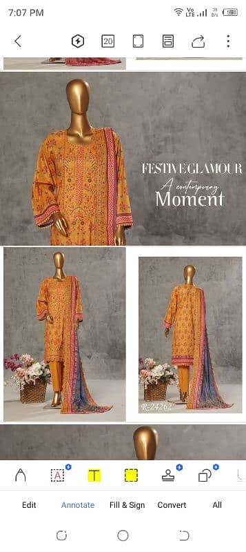 Riwayat Brand. . . outstanding embroidered lawn collection 2025 6