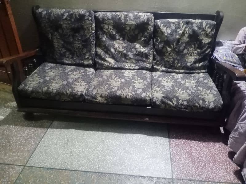 pure wood sofa set for sell 1