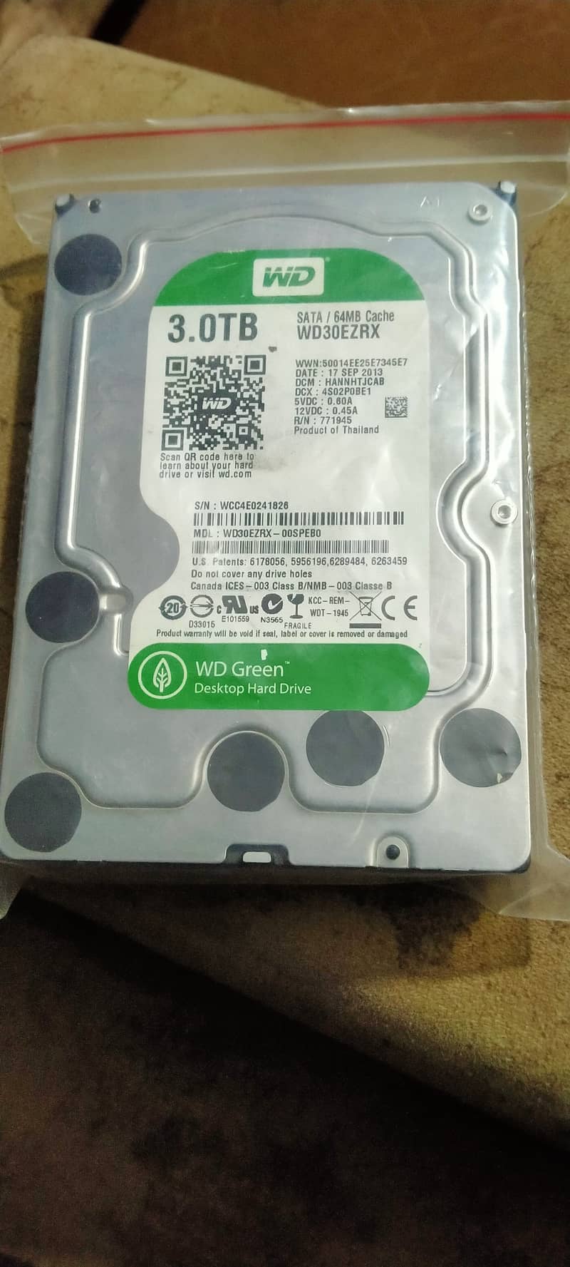 3 TB Hard Disk WD 1