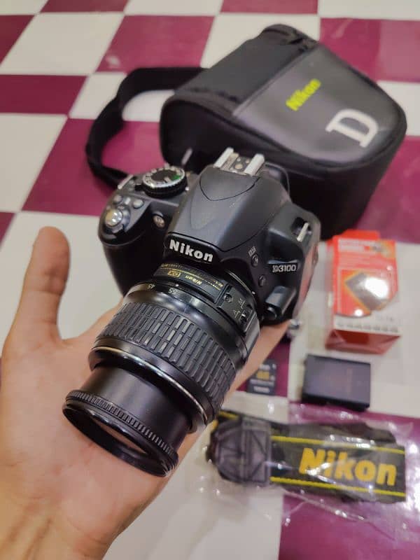 Nikon D3100 Dslr Camera Hd video rec 18/55 lens HD result 0