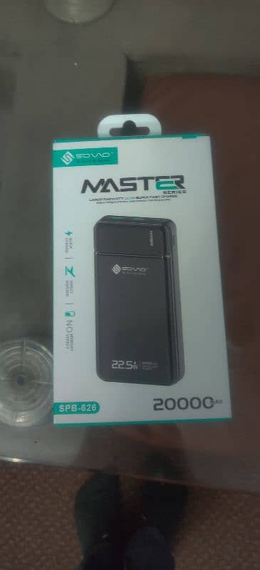 1 year warranty power bank 20000mh  sovo master series 0