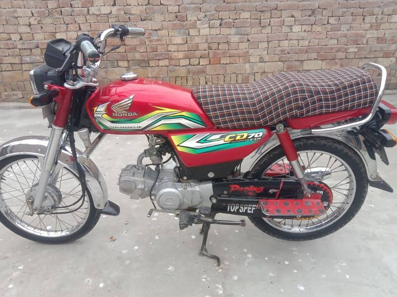 Honda Cd 70 2023 Model. Total gunine lush condition,03027993535 7