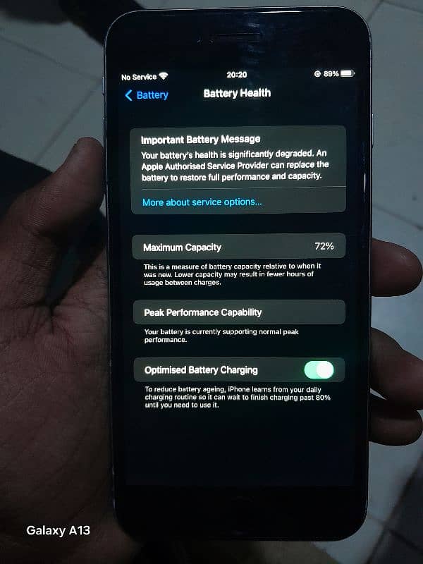 iPhone 6s plus in very good condition. Battery percent 72% And Non pta 2