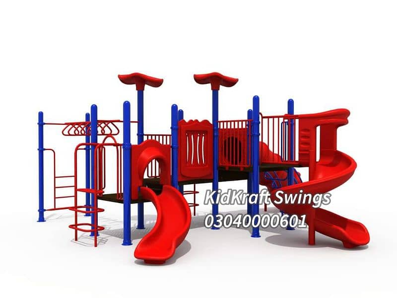 kids Slide/Swings/Kids rides/jhula/Spring rider/jungle gym/gazebo/bar 9