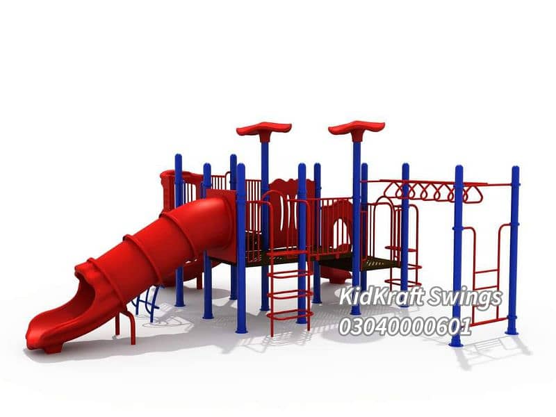 kids Slide/Swings/Kids rides/jhula/Spring rider/jungle gym/gazebo/bar 10