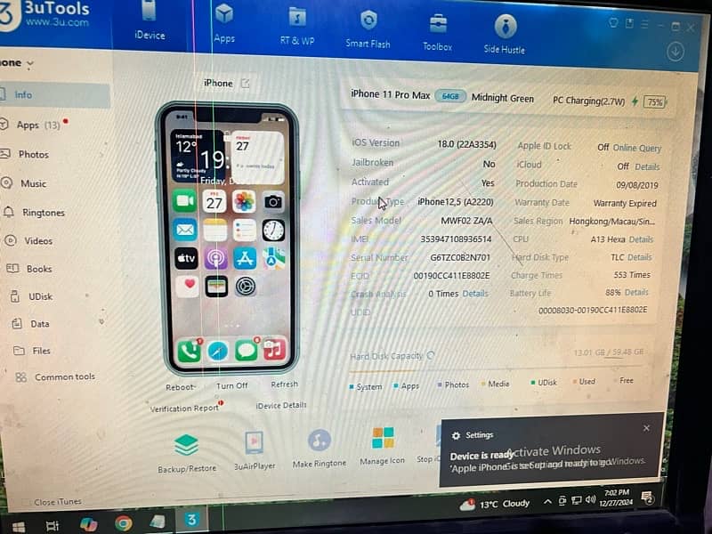 IPHONE 11 PRO MAX HK MODEL PTA APPROVED 6