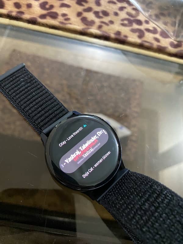 Samsung watch active 2 ultra with nylon straps and protector 6