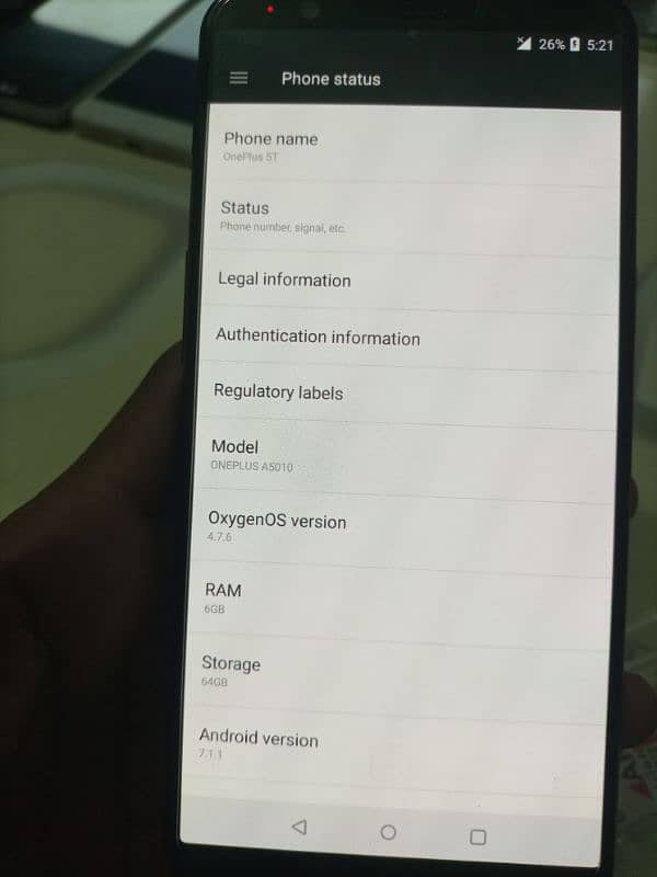 OnePlus 5T 0