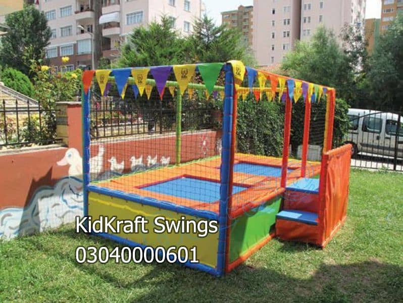 kids Slide/Swings/Kids rides/jhula/Spring rider/jungle gym/gazebo/bar 8