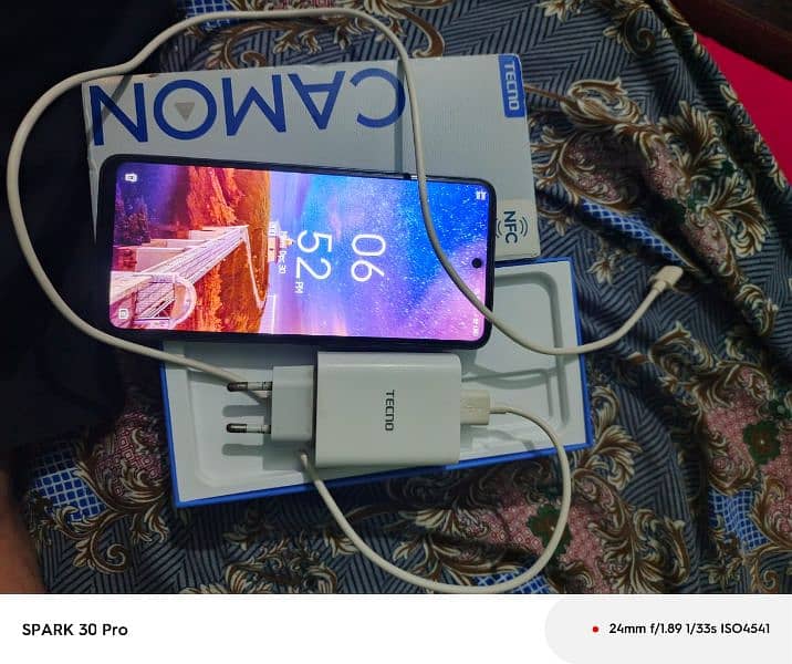 Tecno Camon 18P 8+8 10/10 Condition with box for urgent sell 5