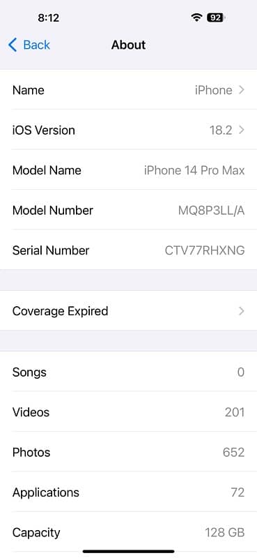 I Phone 14 Pro Max JV 128GB 10/10 Condition 9