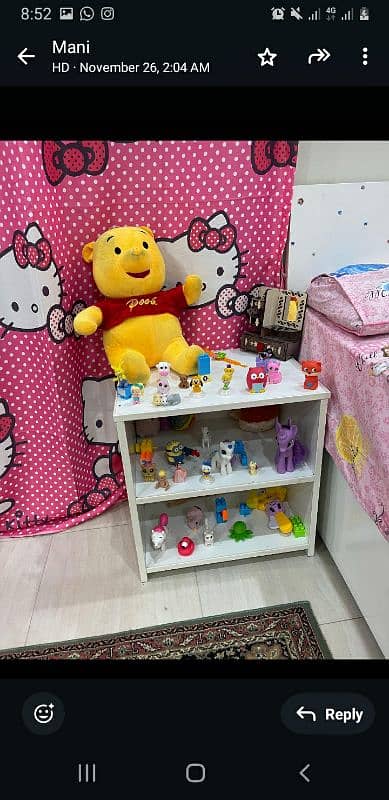 baby bed with side table and dressing table 1